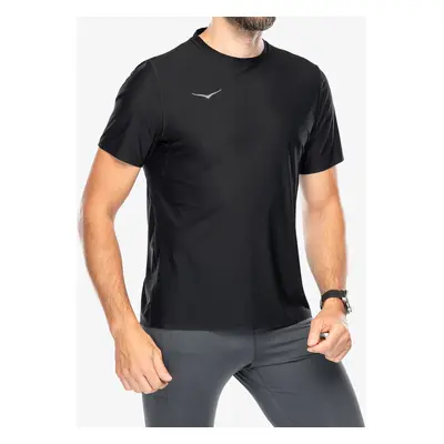 Hoka Performance Run Short Sleeve Futópóló - black