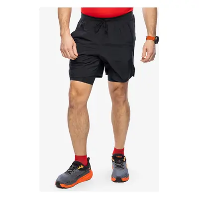 Under Armour Launch inch 2-in-1 Short Rövid futónadrág - black/black/reflective