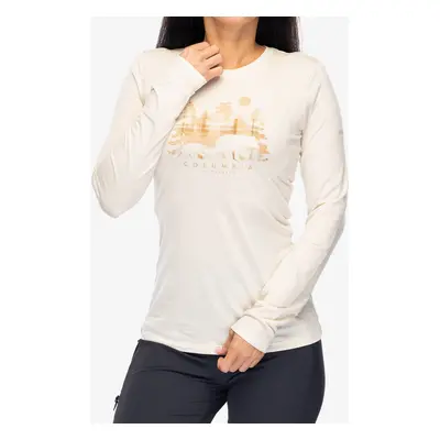 Columbia Hidden Haven Long Sleeve Tee Női pulóver - chalk/treehome omblur