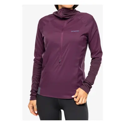 Patagonia Airshed Pro Pullover Női futódzseki - night plum