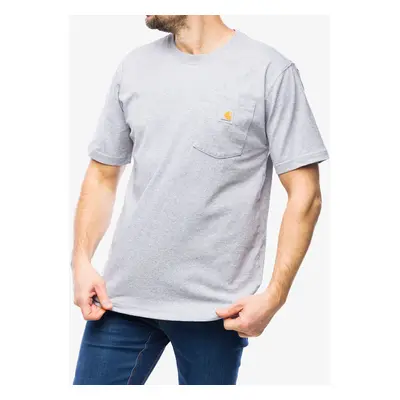 Carhartt K87 Pocket S/S T-Shirt Pamutpóló - heather grey