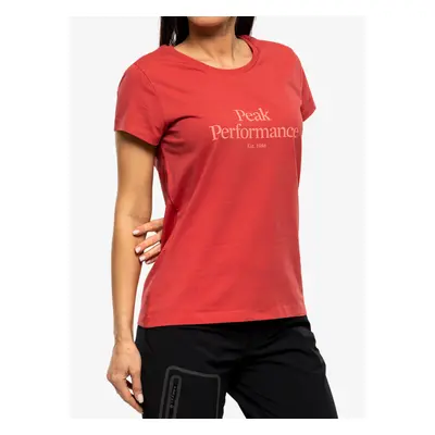 Peak Performance Original Tee Női Póló - softer red