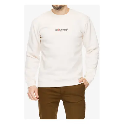 Black Diamond Heritage Wordmark Crewneck Felső - off white