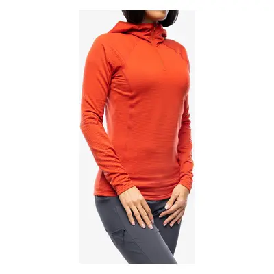 Montane Protium Lite Hoodie Női cipzáras felső - saffron red