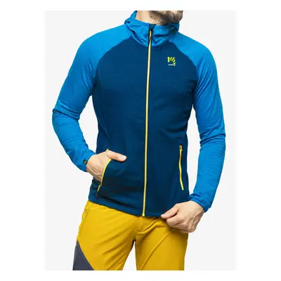 Karpos Ambrizzola Full-Zip Hoodie Cipzáras Férfi Felső - outer space/indigo bunting