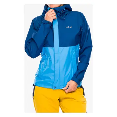 Rab Downpour Eco Jacket Női Kabát - nightfall blue/alaska blue