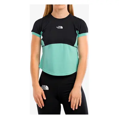 The North Face Ao Circular Tee Gyorsan Száradó Női Póló - wasabi/tnf black