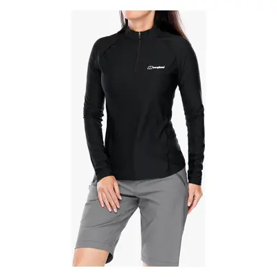 Berghaus 24/7 Tech Tee LS HZ Női pulóver - black/black