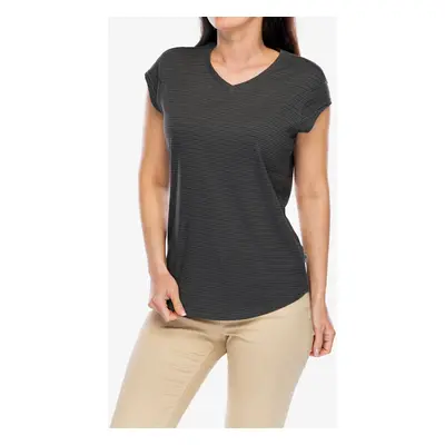 Royal Robbins Vacationer V-Neck SS Női póló - asphalt str