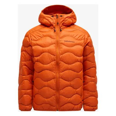 Peak Performance Helium Down Hood Jacket Pehelykabát - gold flame