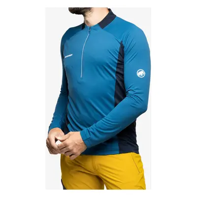 Mammut Aenergy FL Half Zip Longsleeve Férfi Felső - deep ice/marine