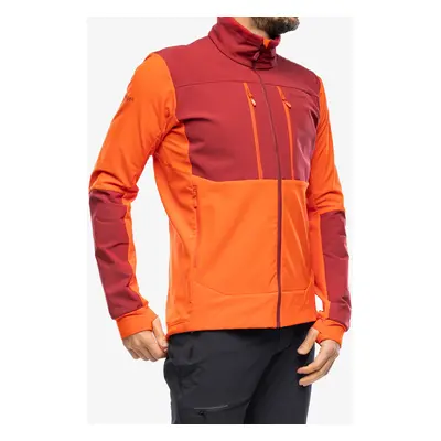 Norrona Trollveggen Hiloflex200 Jacket Férfi softshell kabát - arednalin/rhubarb