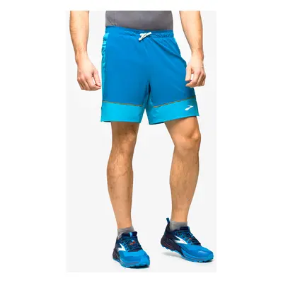 Brooks High Point 2-in-1 Short Rövid Futónadrág - hyper blue/mist/pacific