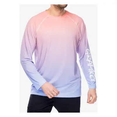 Gramicci Upf-Shield Long Sleeve Top Hosszúujjú - gradation blue