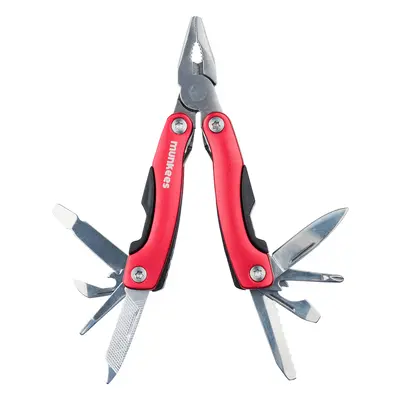 Munkees Stainless Steel Multi-Tool Multifunkciós Szerszám - red