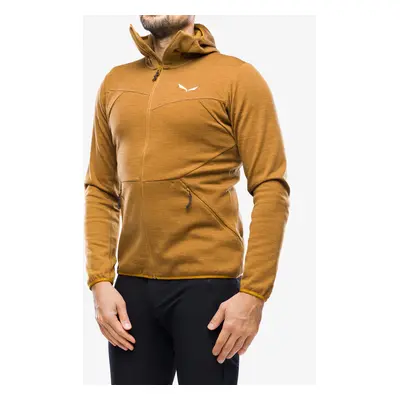 Salewa Nuvolao Alpine Wool Jacket Kapucnis felső - golden brown