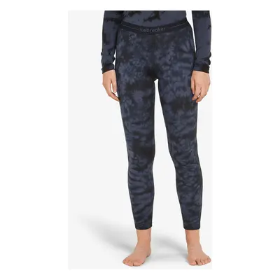 Icebreaker Merino Oasis Leggings Cloud Dye Termoaktív női hosszúszárú alsó - graphite/black/cd