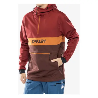 Oakley Tnp Nose Grab Softshell Hoodie Sídzseki - grenache/iron red