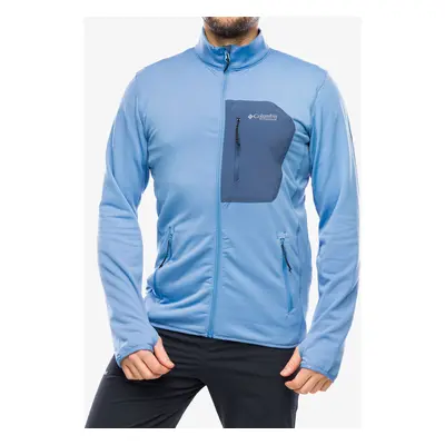 Columbia Triple Canyon Grid Fleece Full Zip Férfi pulóver - skyler/dark mountain