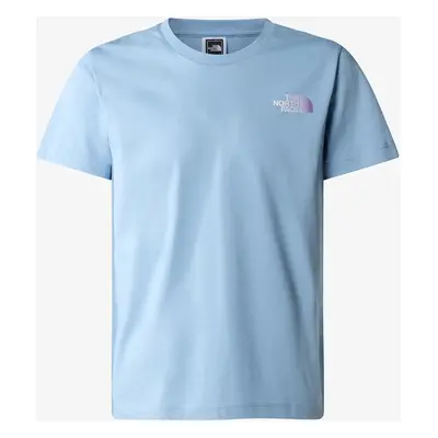 The North Face S/S Relaxed Graphic Tee Póló lányoknak - steel blue