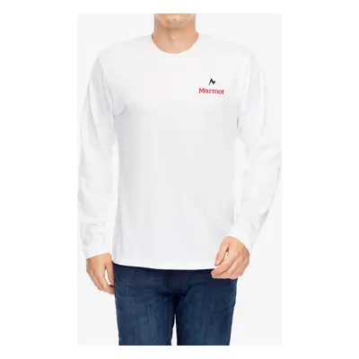 Marmot For Life Tee LS Férfi pulóver - white