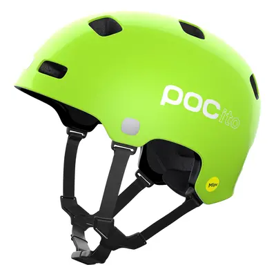 POC POCito Crane MIPS Sisak gyerekeknek - fluorescent yellow/green