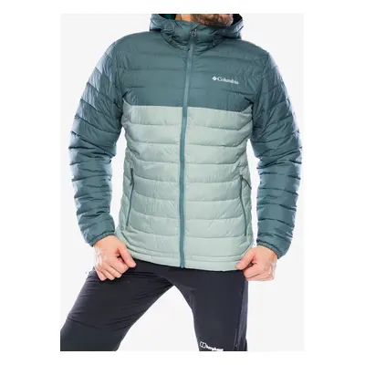 Columbia Powder Lite Hooded Jacket Férfi dzseki - niagara/metal