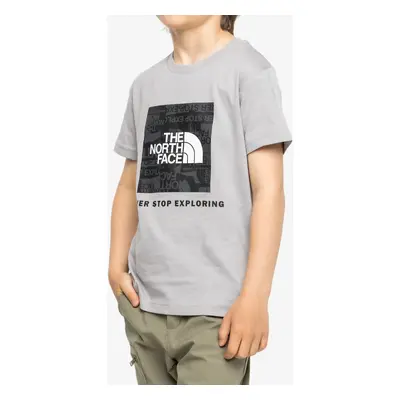 The North Face S/S Redbox Tee Póló Fiúknak - meld grey