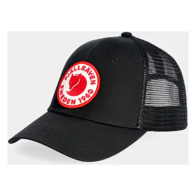 Fjallraven Logo Langtradarkeps Baseball-Sapka - black