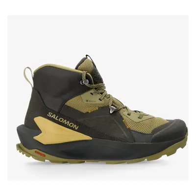 Salomon Elixir Mid GTX Túracipők - black/herb/moss