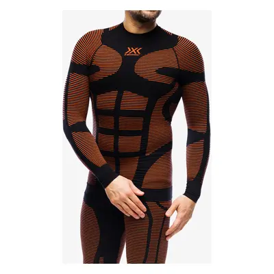 X-Bionic Effektor 4.0 Precuperation Shirt LG SL Felső - black/orange