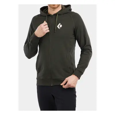 Black Diamond Chalked Up Full Zip Hoody Felső - cypress