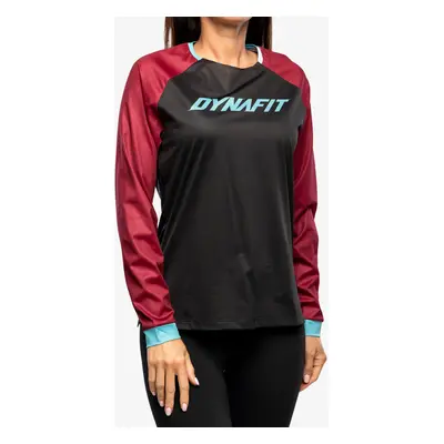 Dynafit Ride L/S Női Kerékpáros Felső - black out beet red