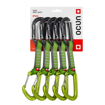 Ocun Hawk QD Combi PAD 10cm Expressz Sziklamászáshoz - green