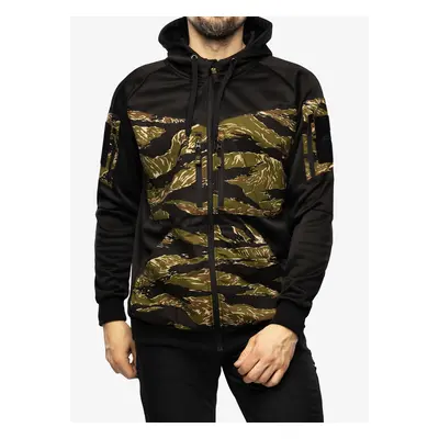 Helikon-Tex Rouge Hoodie Full Zip Kapucnis Felső - black/tiger stripe