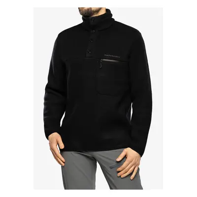 Peak Performance Fleece Snap T-Neck Férfi Polár - black