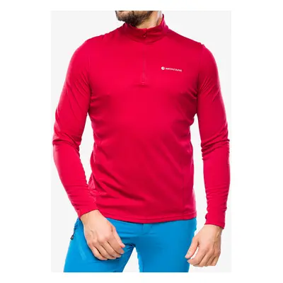 Montane Dart Zip Neck Termoaktív felső - acer red