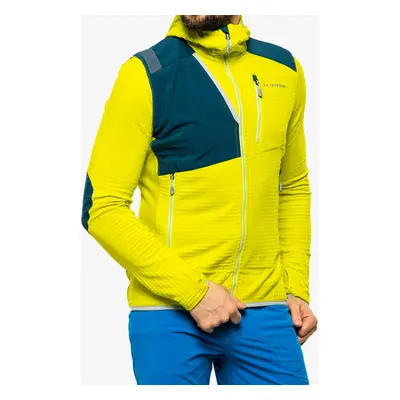 La Sportiva Lucendro Thermal Hoody Kapucnis Felső - lime punch/storm blue