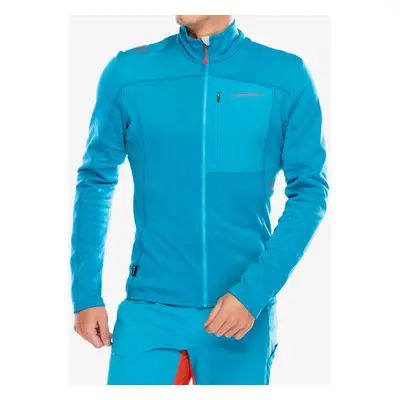 La Sportiva Elements Jacket Cipzáras felső - tropic blue/cherry tomato