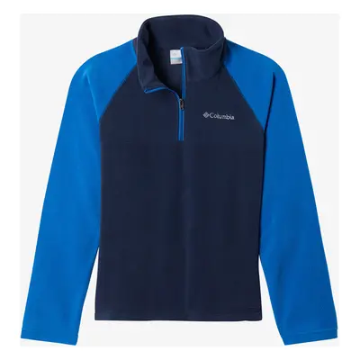 Columbia Glacial Half Zip Fiú pulóver - collegiate navy/bright indigo