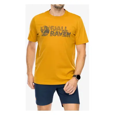 Fjallraven Lush Logo T-shirt Pamutpóló - acorn