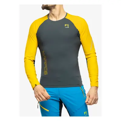 Karpos Lavaredo Jersey LS Futófelső - dark slate/lemon curry