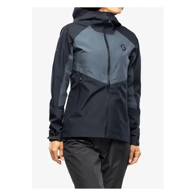 SCOTT SCO Jacket Explorair Light Dryo 3L Női Esőkabát - dark blue/metal blue