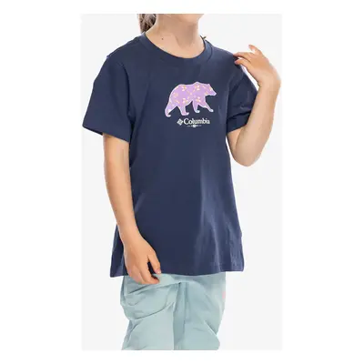 Columbia Bessie Butte SS Graphic Tee Póló lányoknak - nocturnal/bearly-cyanofrond