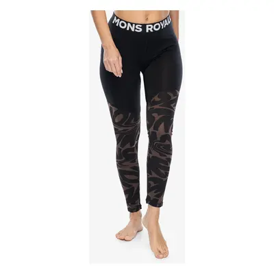 Mons Royale Cascade Merino Flex Legging Női leggings - signal lost