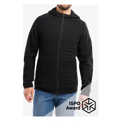 Icebreaker ZoneKnit LS Zip Hood Átmeneti Kabát - black