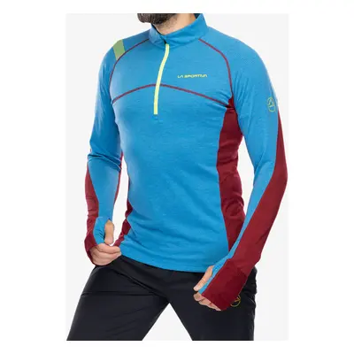 La Sportiva Swift Long Sleeve Cipzáras felső - electric blue/sangria