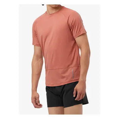 Salomon Cross Run S/S Tee Gyorsan száradó póló - light mahogany