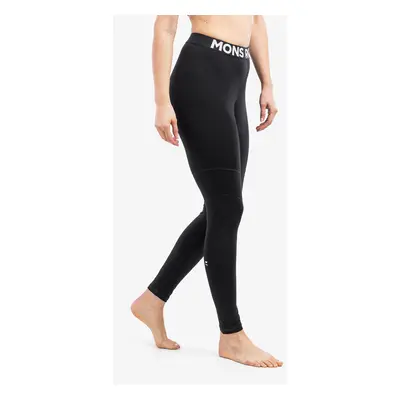 Mons Royale Cascade Merino Flex Legging Termoaktív Női Hosszúszárú Alsó - black