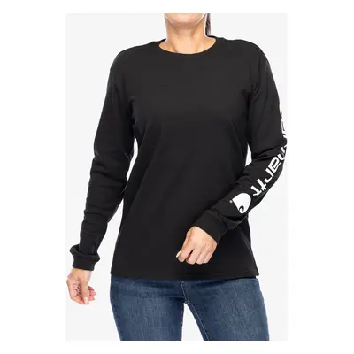 Carhartt Workwear Logo L/S T-Shirt Hosszú ujjú női póló - black